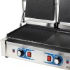 Professionel Klemmegrill Dobbelt Riflet/Glat Top & Bund 3,6 kW | Adexa MLP813B
