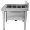 Håndvask til bryggers/vaskeri Rustfrit stål 1 ho 500x500x550mm | Adexa MS5050