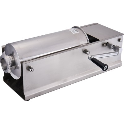 Professionel pølsestopper 3 liter rustfrit stål vandret 4 pølsehorn | Adexa MX022H3L