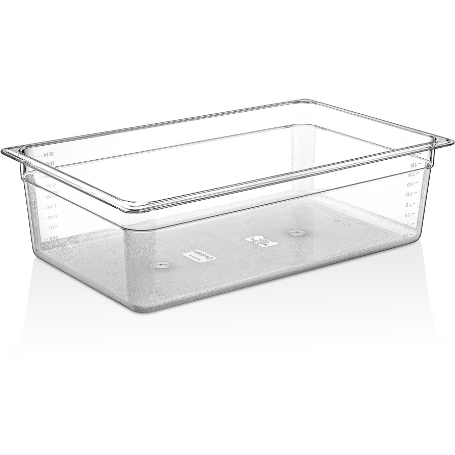 GN-kantin Polycarbonat GN1/1 Dybde 150mm Transparent | Adexa P8116