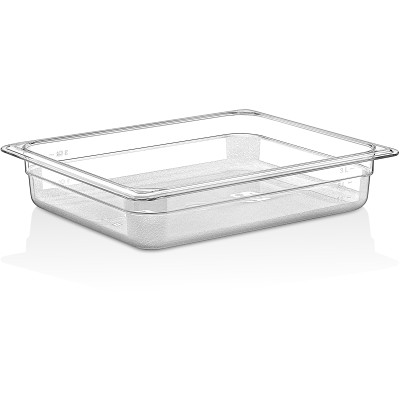 GN-kantin Polycarbonat GN1/2 Dybde 65mm Transparent | Adexa P8122
