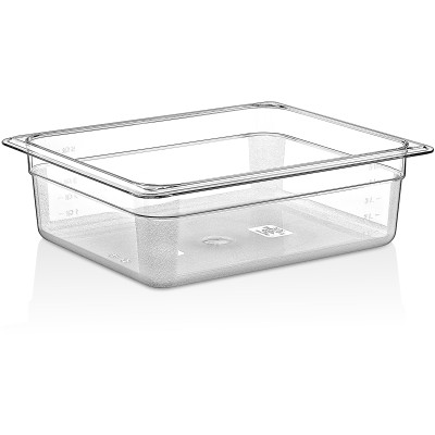 GN-kantin Polycarbonat GN1/2 Dybde 100mm Transparent | Adexa P8124