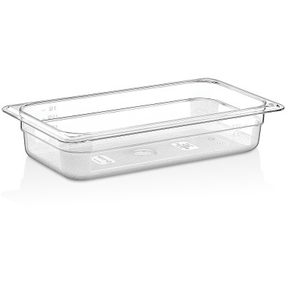 GN-kantin Polycarbonat GN1/3 Dybde 65mm Transparent | Adexa P8132
