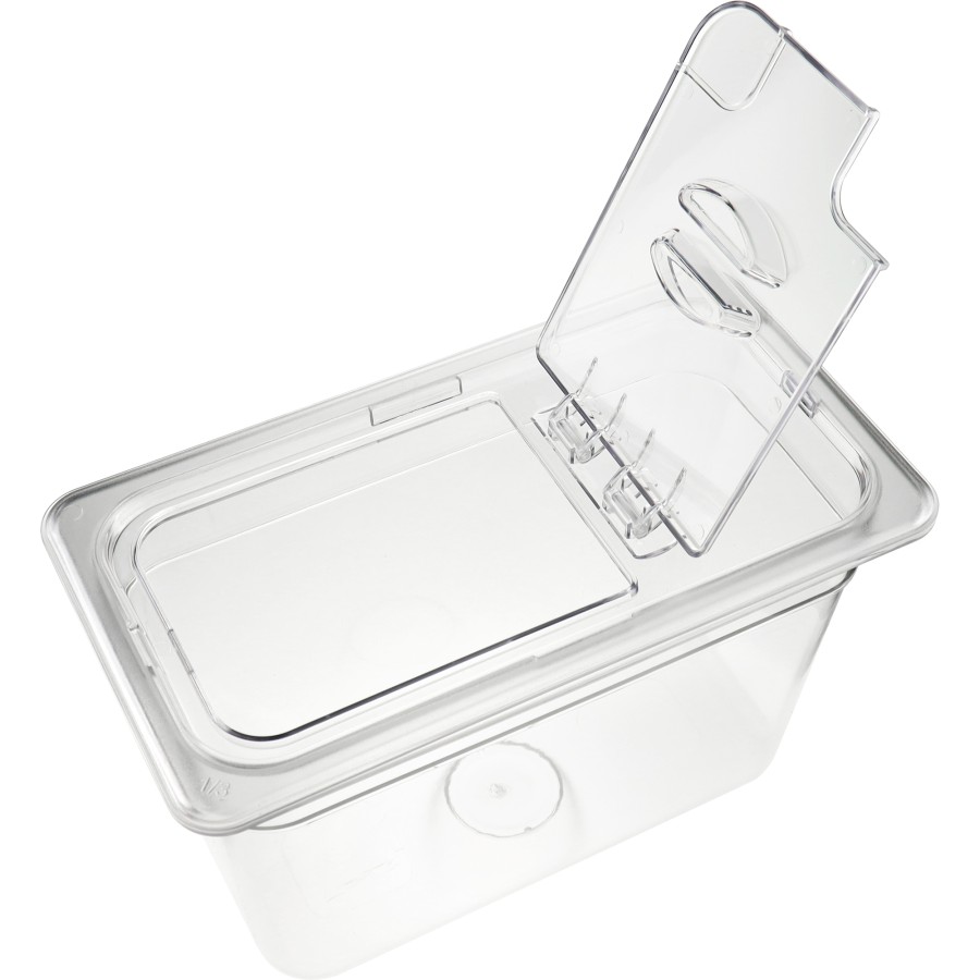 Kantinelåg med flip-lås Polycarbonat GN1/3 | Adexa P813LF