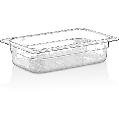 GN-kantin Polycarbonat GN1/4 Dybde 65mm Transparent | Adexa P8142