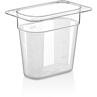 Kantine GN-beholder Polycarbonat GN1/9 Dybde 150mm Transparent | Adexa P8196