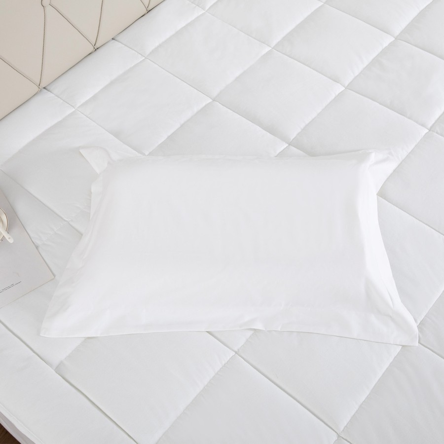 Eksklusivt pudebetræk hvid 100% bomuld 40x60cm 300TC | Siexa PCC4060W