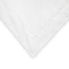Luksus pudebetræk 100% bomuld 50x60cm 300TC Hvid | Siexa PCC5060W