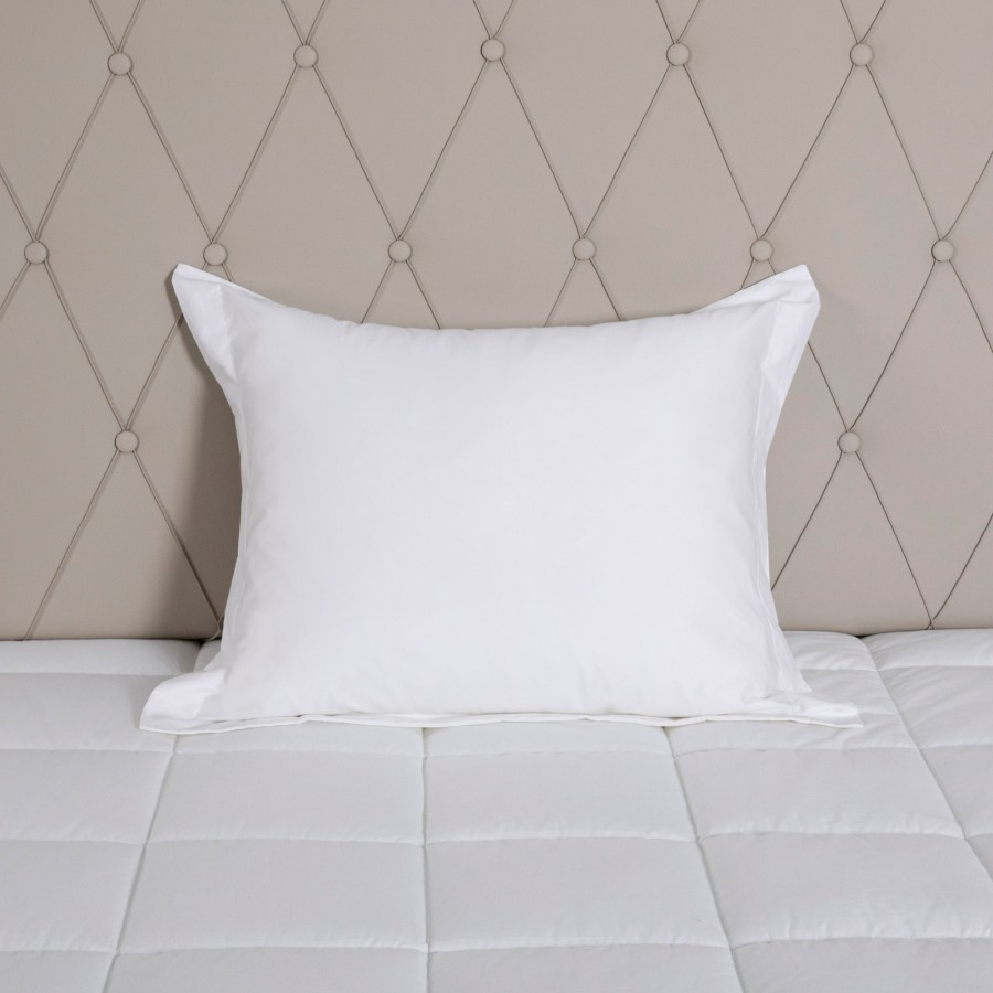 Luksus pudebetræk 100% bomuld 50x60cm 300TC Hvid | Siexa PCC5060W