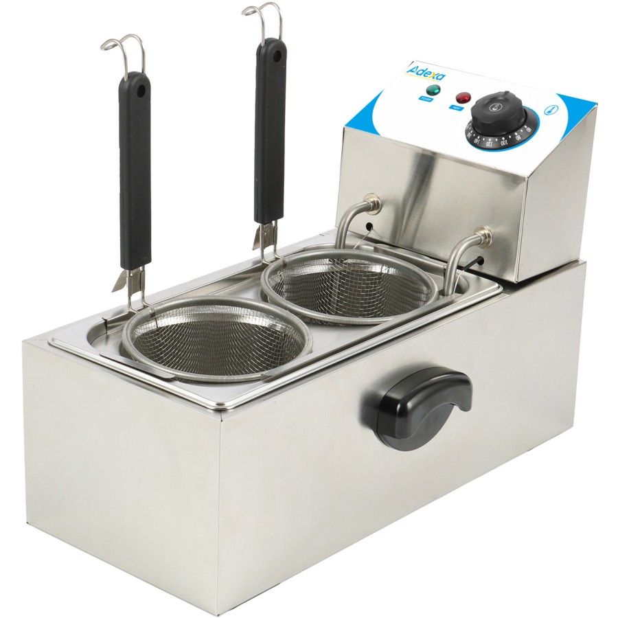 Professionel pastakoger elektrisk 2 kurve 4 liter Bordmodel | Adexa PCM4L