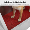 Dyrebadekar i rustfrit stål 1000 x 600 x 1050 mm, inklusive bundventil, skridsikker måtte, afløb og snor med låseringe til snoren | Adexa PDBS60100