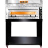 Premium pizzaovn til 6 x 35 cm pizzaer, 8 kW, opadgående låge, rustfri front | Adexa PEF10570SE