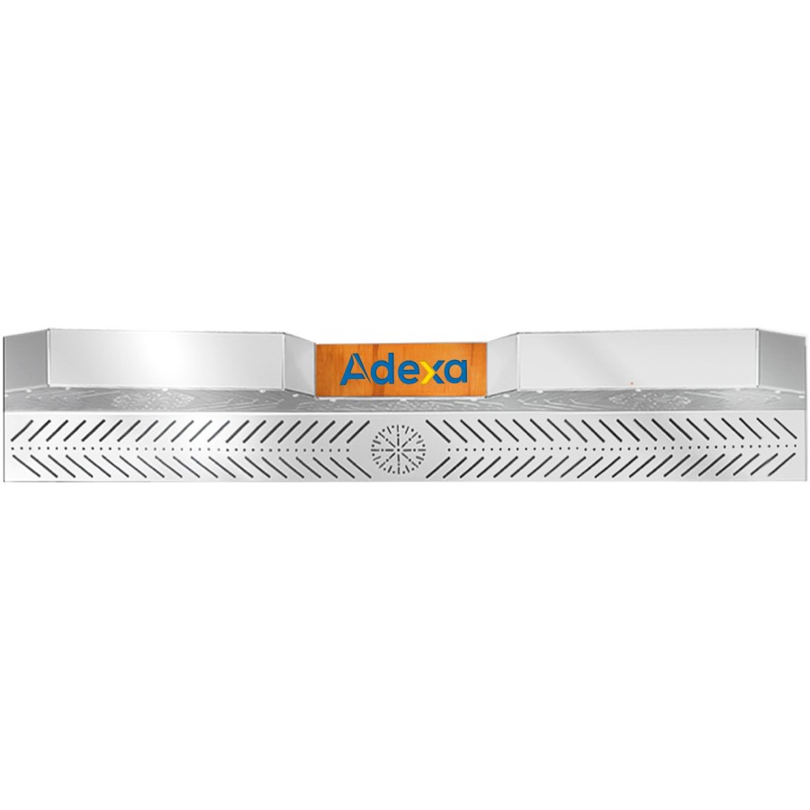 Ventilationshætte til Adexa-pizzaovne i PEF-serien 1370 x 1200 x 260 mm Rustfrit stål | Adexa PHM10570