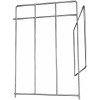 Tallerkenvogn med afskærmning, medium, rustfrit stål, 1112 x 540 x 1100 mm | Adexa PTTHS01FL