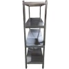 Rustfri Reol Runde ben 4 hylder 1500x500x1550mm | Adexa QHRS1505