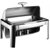 Premium Chafing Dish Roll top GN1/1 Rustfrit stål Spejlfinish 9 liter | Adexa RA2301B