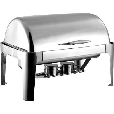 Premium Chafing Dish Roll top GN1/1 Rustfrit stål Spejlfinish 9 liter | Adexa RA2301B