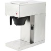Professionel kaffemaskine med 1 kande og 2 kogeplader i rustfrit stål | Adexa RB286W