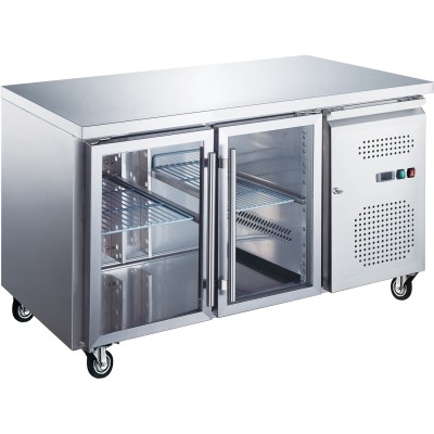 Kølebord/bar-Kølebord 2 glasdøre Dybde 600mm | Adexa RS21VG