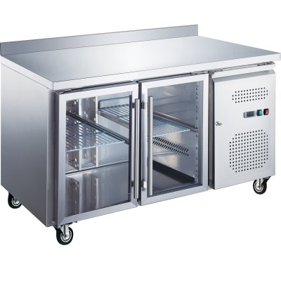 Kølebord/bar 2 glasdøre Dybde 700mm Kant | Adexa RG22VGLASS