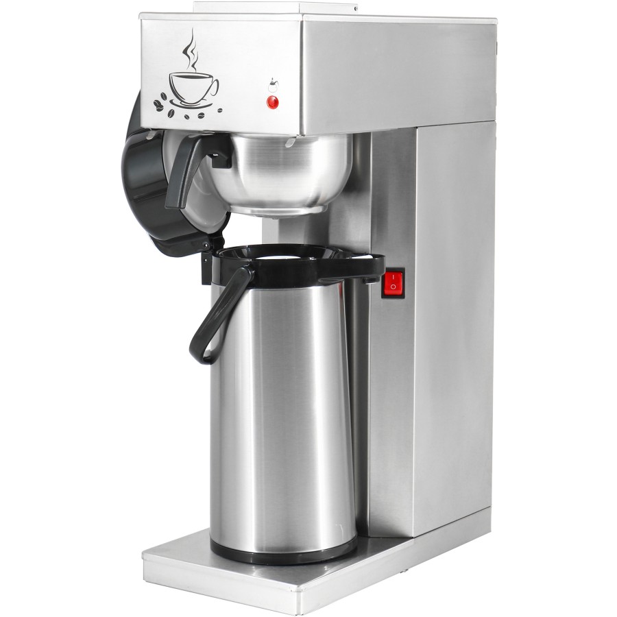Professionel kaffemaskine med pumpetermos i rustfrit stål | Adexa RP286