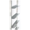 Skivekurvvogn Rustfrit stål 2x9 kurve 1185x533x1700mm | Adexa RT5509D