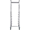 Commercial Dishwasher Basket Trolley med øverste hylde Rustfrit stål 9 niveauer 550x510x1700mm | Adexa RT5509T