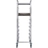 Commercial Dishwasher Basket Trolley med øverste hylde Rustfrit stål 9 niveauer 550x510x1700mm | Adexa RT5509T