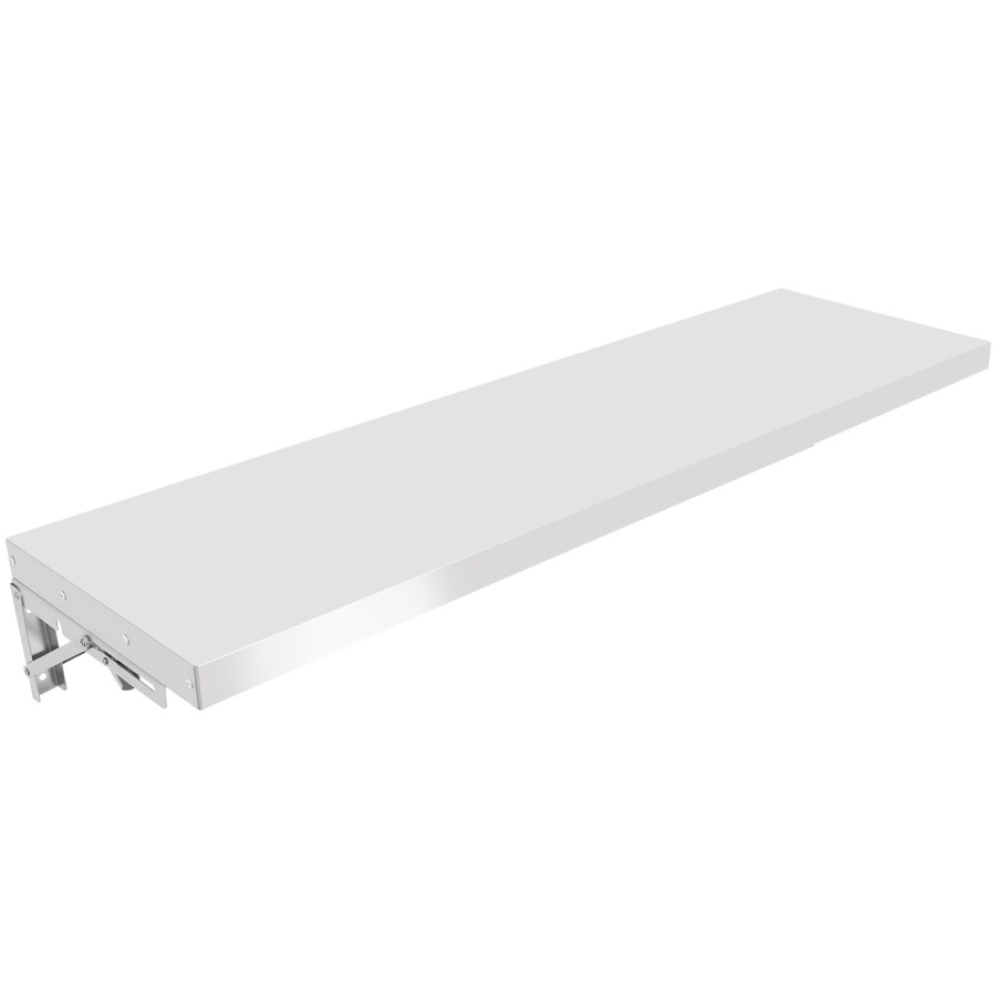 Væghylde, kan klappes nedad, rustfrit stål, 1200 x 350 x 156 mm | Adexa RTW4B1235