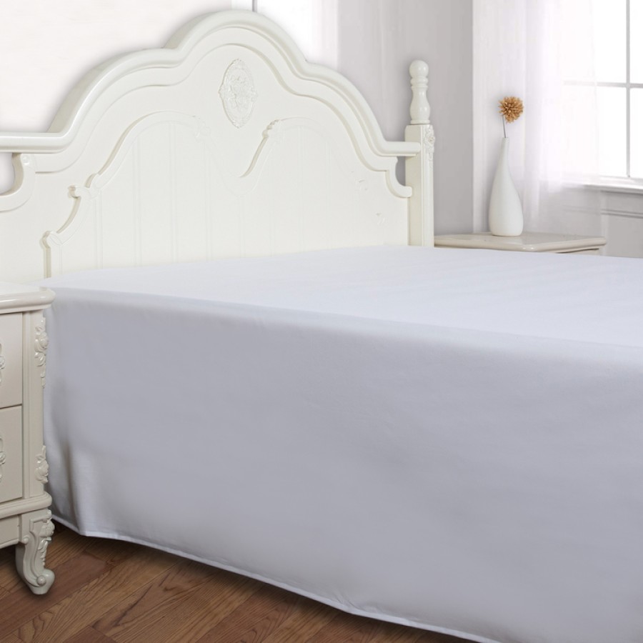 Eksklusivt hvidt 100% bomuldslagen 150x260cm 300TC | Siexa S150260
