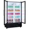 2-dørs Flaskekøleskab Sort 756 liter | Adexa SC760FB