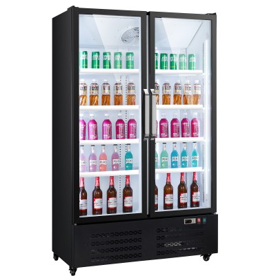 2-dørs Flaskekøleskab Sort 756 liter | Adexa SC760FB