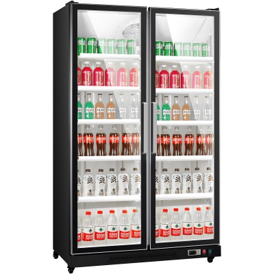 2-dørs Flaskekøleskab Sort 798 liter | Adexa SC760FC