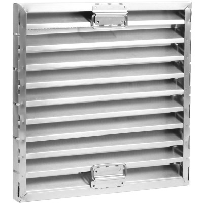 Labyrintfilter/flammebeskyttelsesfilter med håndtag i rustfrit stål 500x500x40mm | Adexa SCF50504HG