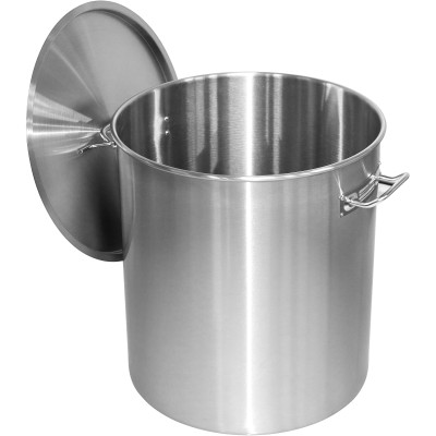 Affaldsspand med låg 75 liter Rustfrit stål | Adexa SDB75