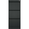 Skuffeskab / arkivskab i stål 3 skuffer 460x620x1025mm Sort | Adexa SEDA3B
