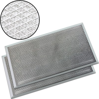 2-pak fedtfilter til komfur Premium rustfrit stål og aluminium 470x245x10mm | Adexa SMF50251x2