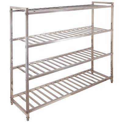 Reol i rustfrit stål 1200x600x1550mm 4 hylder | Adexa SR1200A2