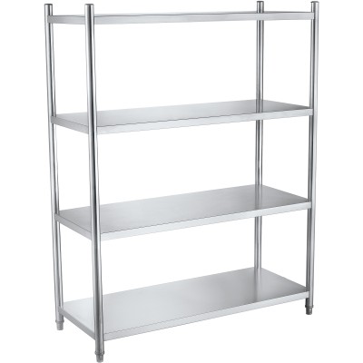 Reol i rustfrit stål 1500x600x1550mm 4 hylder | Adexa SR1500B2