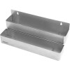 Flasketrug/Flaskehylde Rustfrit stål Dobbelt 795x210x240mm | Adexa SRD8021