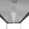 Hyldereol i rustfrit stål 1800x400x1500mm 4 hylder | Adexa SSB18040
