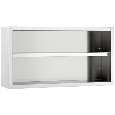 Vægskab i rustfrit stål 600x400x650mm | Adexa SWC6040