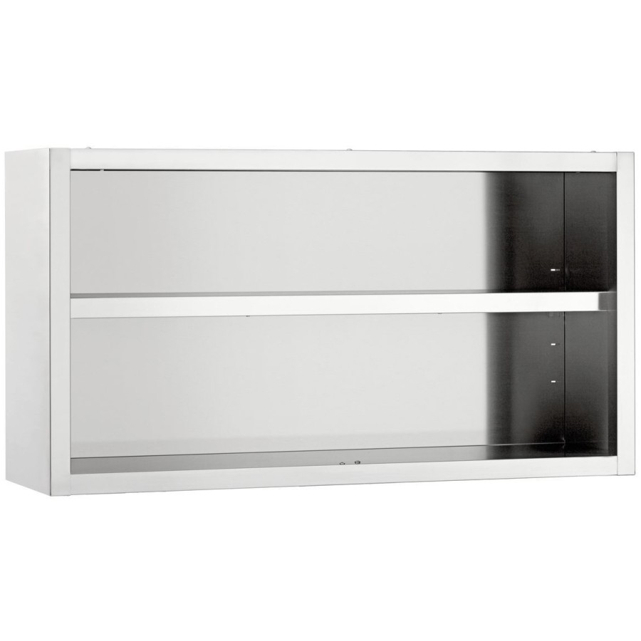 Vægskab i rustfrit stål 600x400x650mm | Adexa SWC6040