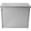 Vægskab med svingdøre i rustfrit stål 800x400x650mm | Adexa SWC80402DW