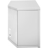 Vægskab hjørneenhed rustfrit stål 800x800x400x400x650mm | Adexa SWCCN80402DR