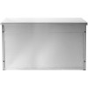 Vægskab med 1 hylde i rustfrit stål 1200x400x800mm | Adexa SWCH12040