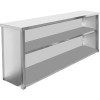 Vægskab med 1 hylde i rustfrit stål 1600x400x800mm | Adexa SWCH16040