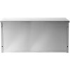 Vægskab med 1 hylde i rustfrit stål 1800x400x800mm | Adexa SWCH18040