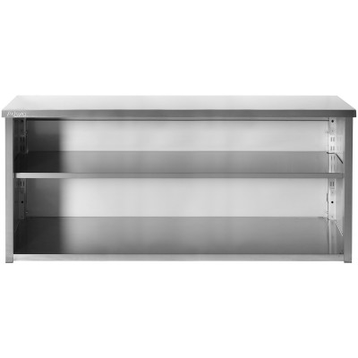Vægskab med 1 hylde i rustfrit stål 2000x400x800mm | Adexa SWCH20040