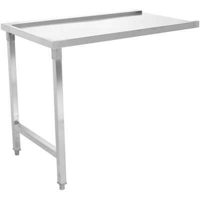 Dispenser venstre side 600x650x850mm Uden underhylde Uden Kant Rustfrit stål | Adexa SWT6065R